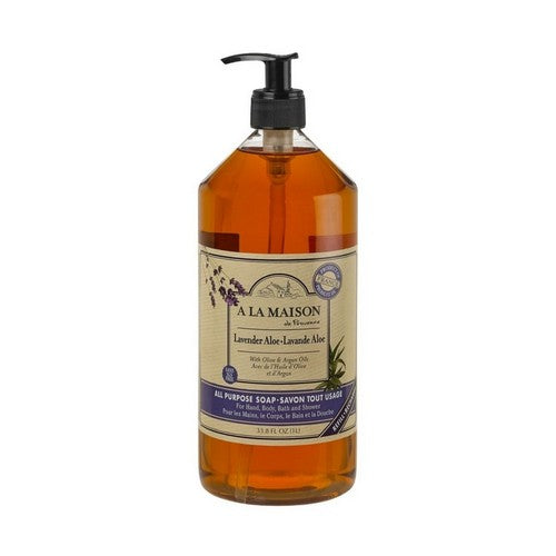 French Liquid Hand Soap Refill Lavender Aloe 33.8 Oz by A La Maison