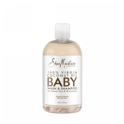 100%Virgin Coconut Oil Baby Wash & Shampoo 13 Oz by Shea Moisture