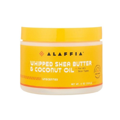 Whipped Shea Butter And Coconut Oil Unscented 4 Oz by Alaffia