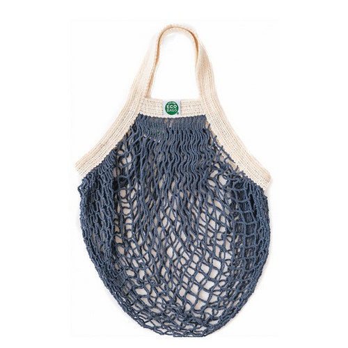 Organic Mini String Bags Handle Storm Blue 1 Bag by Eco Bags