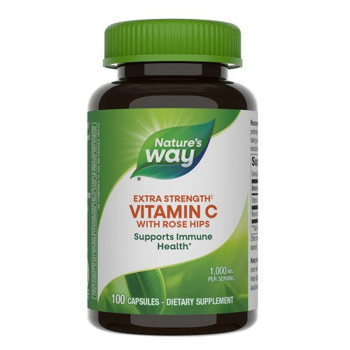 Vitamin C with Rose Hips Extra Strength 100 Caps by Nature's Way