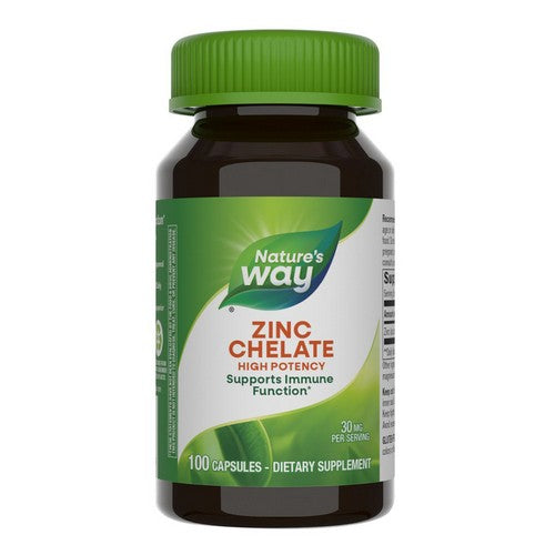 Zinc Chelate 100 Caps by Nature's Way