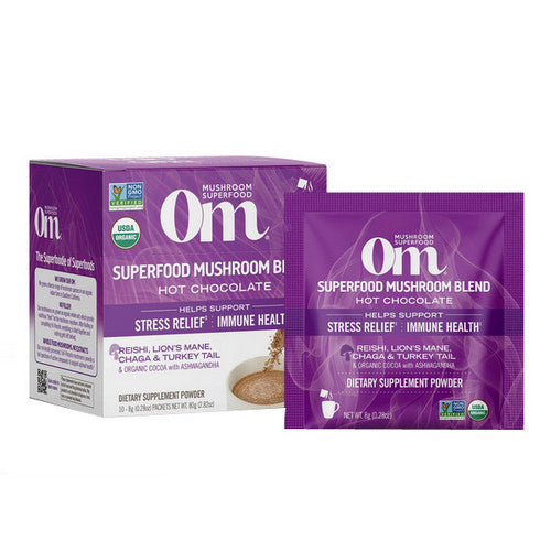 Hot Chocolate Mushroom Powder 2.82 Oz by Om Mushrooms