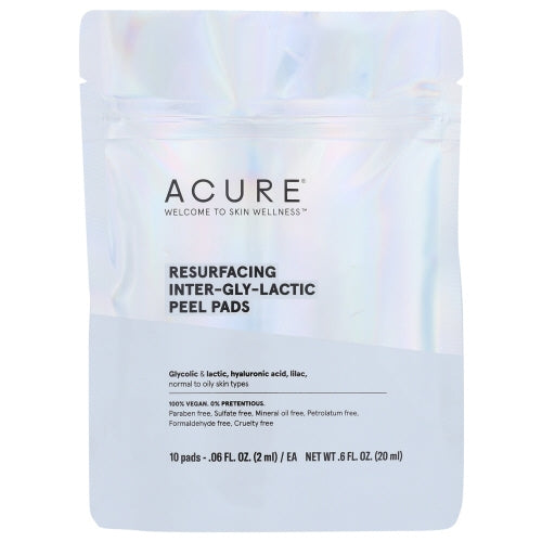 Resurfacing Inter-Gly-Lactic Peel Pads 10 Each by Acure
