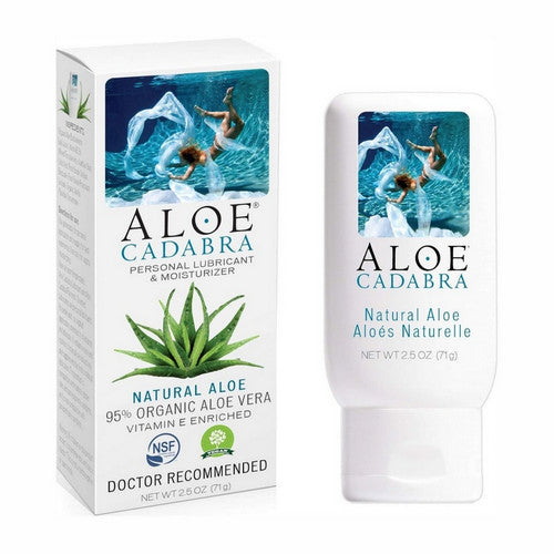 Personal Lubricant And Moisturizer Natural Aloe 2.5 Oz by Aloe Cadabra