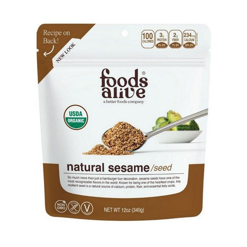 Organic Seasame Seeds 12 Oz by Foods Alive