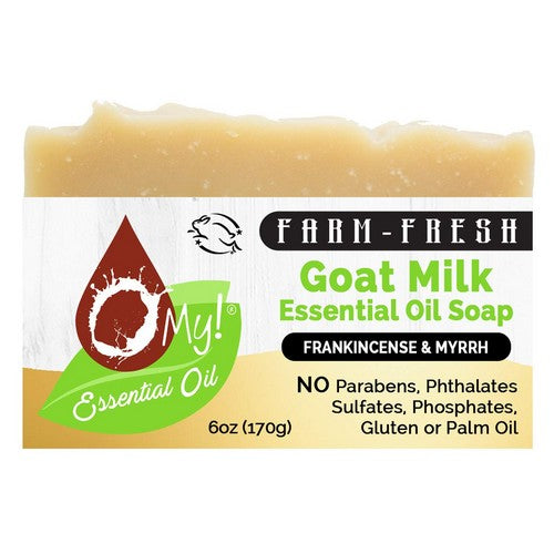Goat Milk Frankincens Myrrh Oil Soap 6 Oz by O MY!
