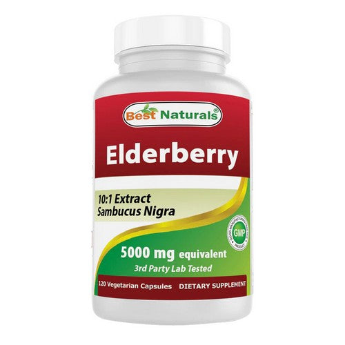 Elderberry 120 Veg Caps by Best Naturals