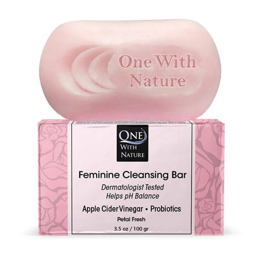 Feminine Cleansing Bar Petal Fresh 3.5 Oz by One with Nature