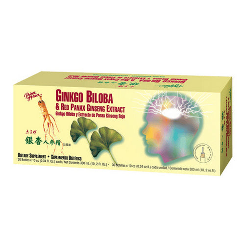 Ginkgo Biloba And Red Panax Ginseng Extract 30 Count by Prince Of Peace