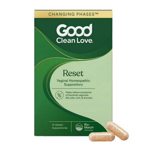 Love Reset Homeopathic Vaginal Suppository 10 Caps by Good Clean Love