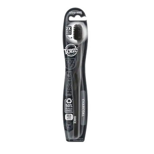 Gentle Charcoal Ultra Soft Toothbrush 1 Count by Tom's Of Maine