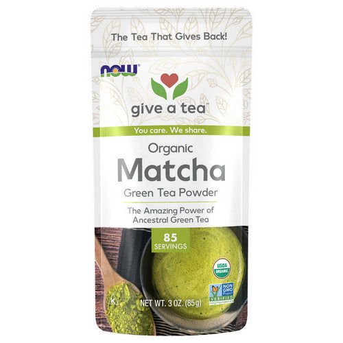 Organic Matcha Green Tea Powder 3 Oz by Now Foods