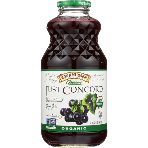 Juice Just Grape Concrd O Case of 6 X 32 Oz by Knudsen