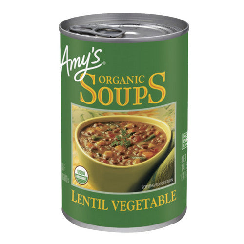 Organic Lentil Vegetable Soup 14.5 Oz(Case Of 12) by Amys