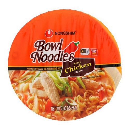 Spicy Chicken Bowl Noodle Soup 3.03 Oz(Case Of 12) by Nongshim