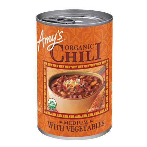 Organic Chili Medium With Vegetables 14.7 Oz(Case Of 12) by Amys