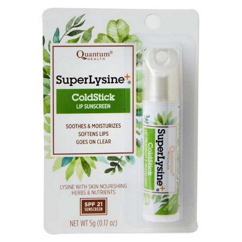 Super Lysine Plus ColdStick Lip Protectant And Treatment 0.17 Oz by Quantum Health