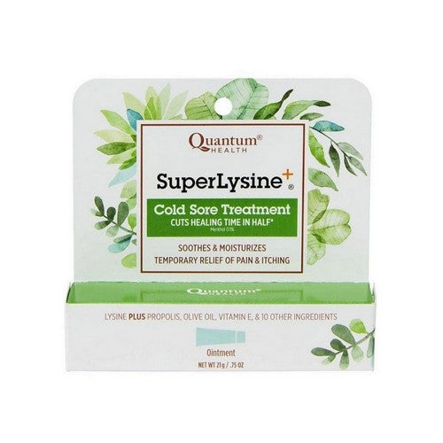 Super Lysine Plus Cold Sore Treatment Ointment 0.75 Oz by Quantum Health