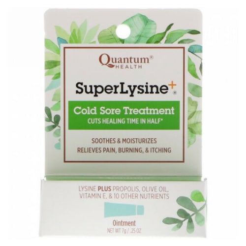 Super Lysine Plus Cold Sore Treatment Ointment 0.25 Oz by Quantum Health