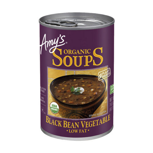Organic Black Bean Vegetable Soup 14.5 Oz(Case Of 12) by Amys