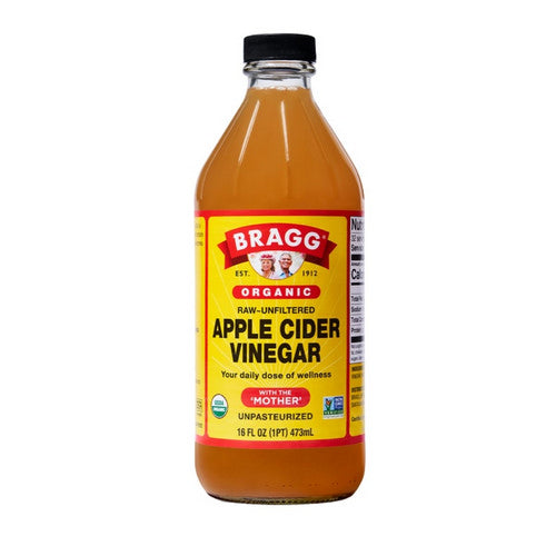 Raw Unfiltered Apple Cider Vinegar 16 Oz(Case Of 12) by Bragg