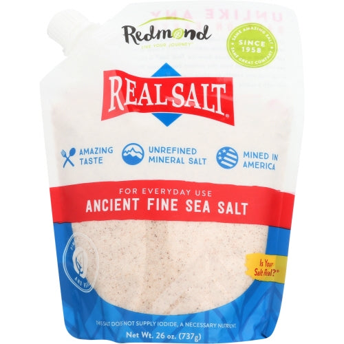 Realsalt Stndup Pouch W S 26 Oz(Case Of 6) by Redmond