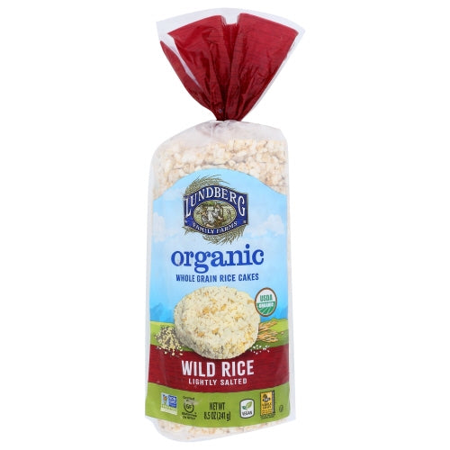 Organic Wild Rice Cakes 8.5 Oz(Case Of 6) by Lundberg