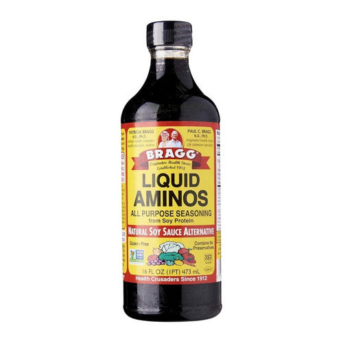 Liquid Aminos Soy Protein Seasoning 16 Oz(Case Of 12) by Bragg