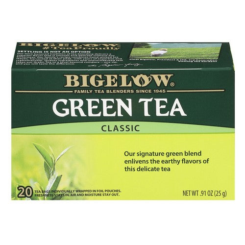 Green Tea Classic 20 Bags (Case of 6) by Bigelow