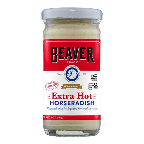 Extra Hot Horseradish 4 Oz(Case Of 12) by Beaver