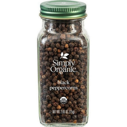 Organic Whole Black Peppercorns 2.65 Oz by Simply Organic