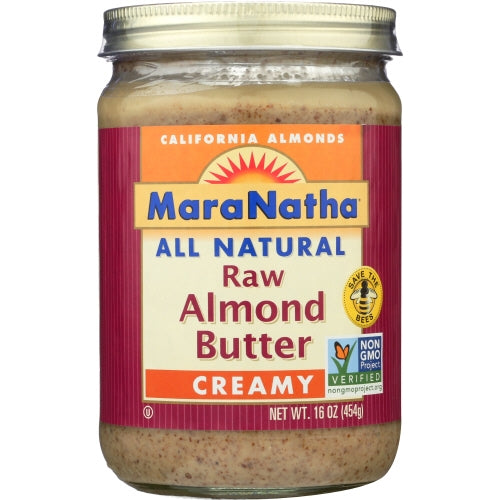 Nut Bttr Almnd Raw Ns 16 Oz(Case Of 6) by Maranatha