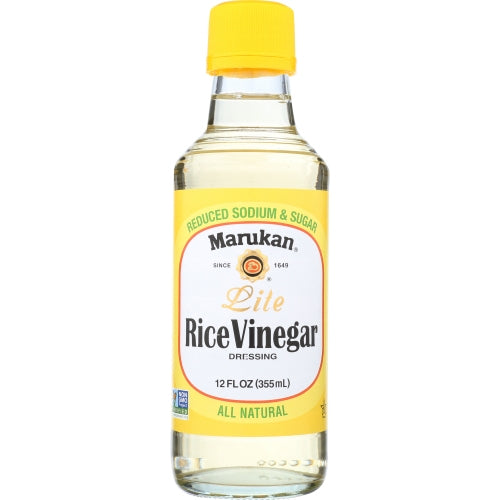 Lite Seasoned Gourmet Rice Vinegar 12 Oz(Case Of 6) by Marukan