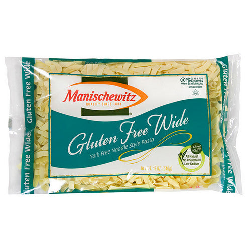 Gluten Free Wide Egg Noodles 12 Oz(Case Of 12) by Manischewitz