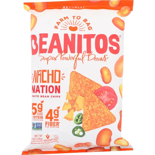 Chip Whtbn Nacho Chs Case of 6 X 4.5 Oz by Beanitos