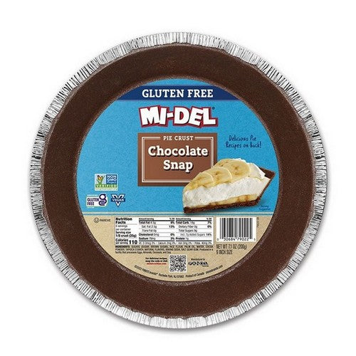 Pie Crust Gf Choc Snap 7.1 Oz(Case Of 12) by Midel