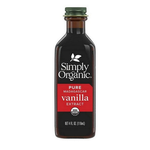 Organic Pure Madagascar Vanilla Extract 4 Oz by Simply Organic