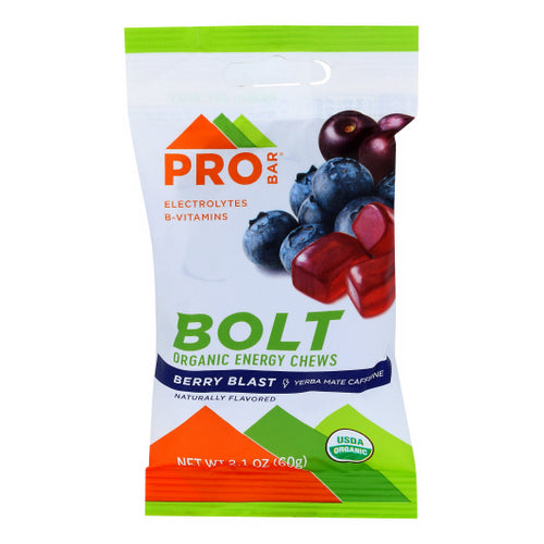 Bolt Organic Chews Berry Blast 2.1 Oz(Case Of 12) by Probar