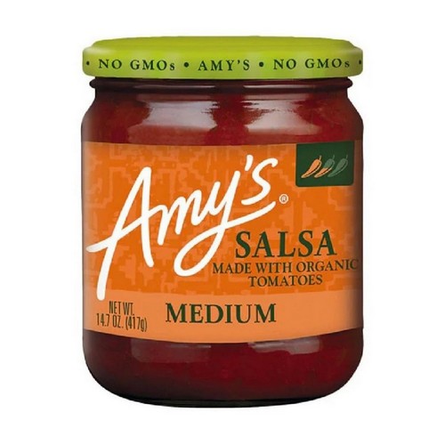 Organic Salsa Medium With Tomatoes 14.7 Oz(Case Of 6) by Amys