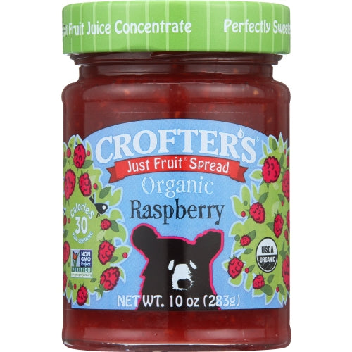 Fruit Sprd Raspbry Org 10 Oz(Case Of 6) by Crofters