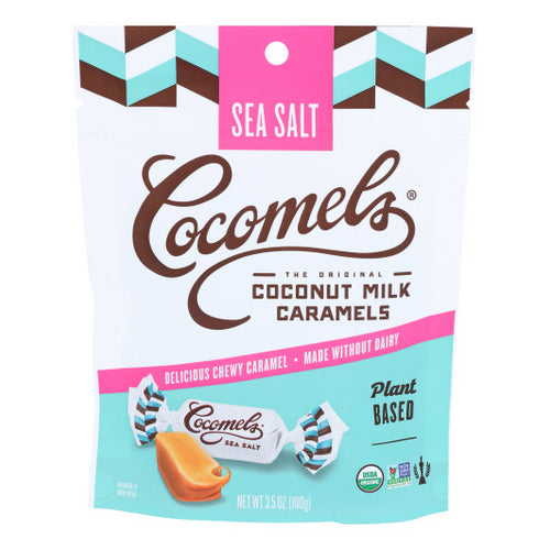 Organi C Coconut Milk Caramels  Sea Salt 3.5 Oz(Case Of 6) by Cocomels