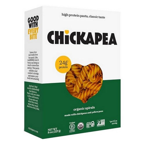 Pasta  Spirals 8 Oz(Case Of 6) by Chickapea