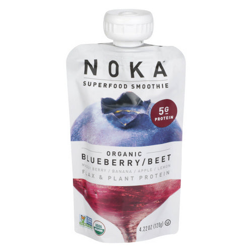 Puree Blueberry Beet 4.22 Oz(Case Of 6) by Noka