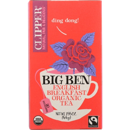 Tea Big Ben Black Org 1.55 Oz(Case Of 6) by Clipper