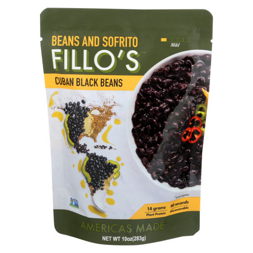 Beans  Cuban Black Beans 10 Oz(Case Of 6) by Fillos