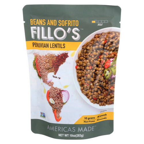 Beans Peruvian Lentils 10 Oz(Case Of 6) by Fillos
