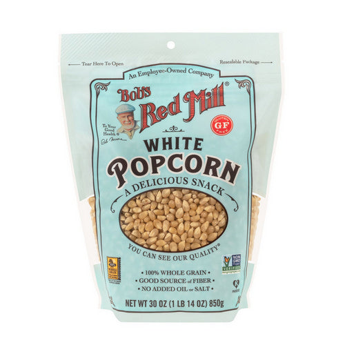 Whole White Popcorn  30 Oz by Bobs Red Mill