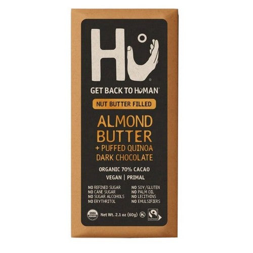 Choc Almd Bttr W Quinoa 2.1 Oz(Case Of 12) by Hu