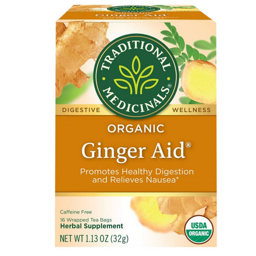 Ginger Aid Tea 16 Bags by Traditional Medicinals